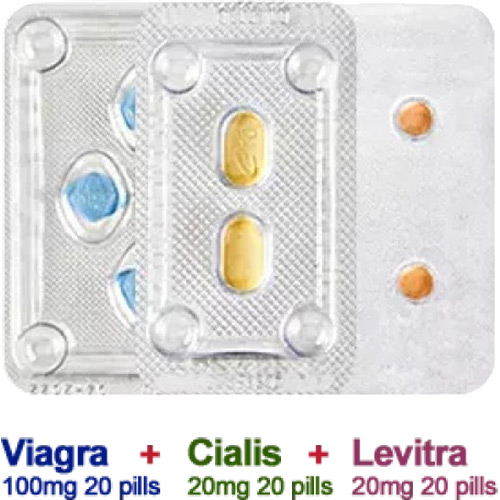 Extra ED Pack 100+20+20 mg comprimidos