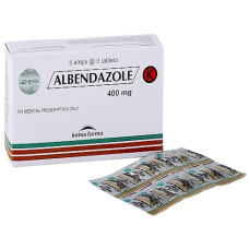 Albendazole 400 mg comprimidos