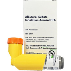 Albuterol Inhalador 100 mcg