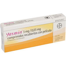 Yasmin 0.03+3 mg comprimidos