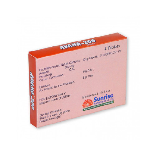 Avana 50/100/200 mg comprimidos