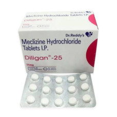 Meclizine 25 mg comprimidos