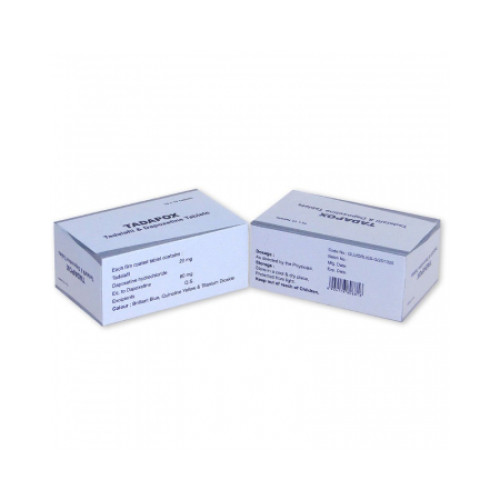 Tadapox 20+60 mg comprimidos